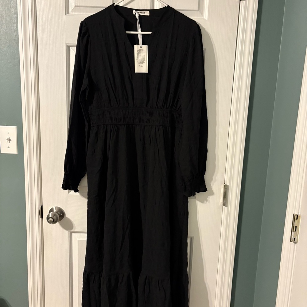 Grace Karin Black Long Sleeve Dress